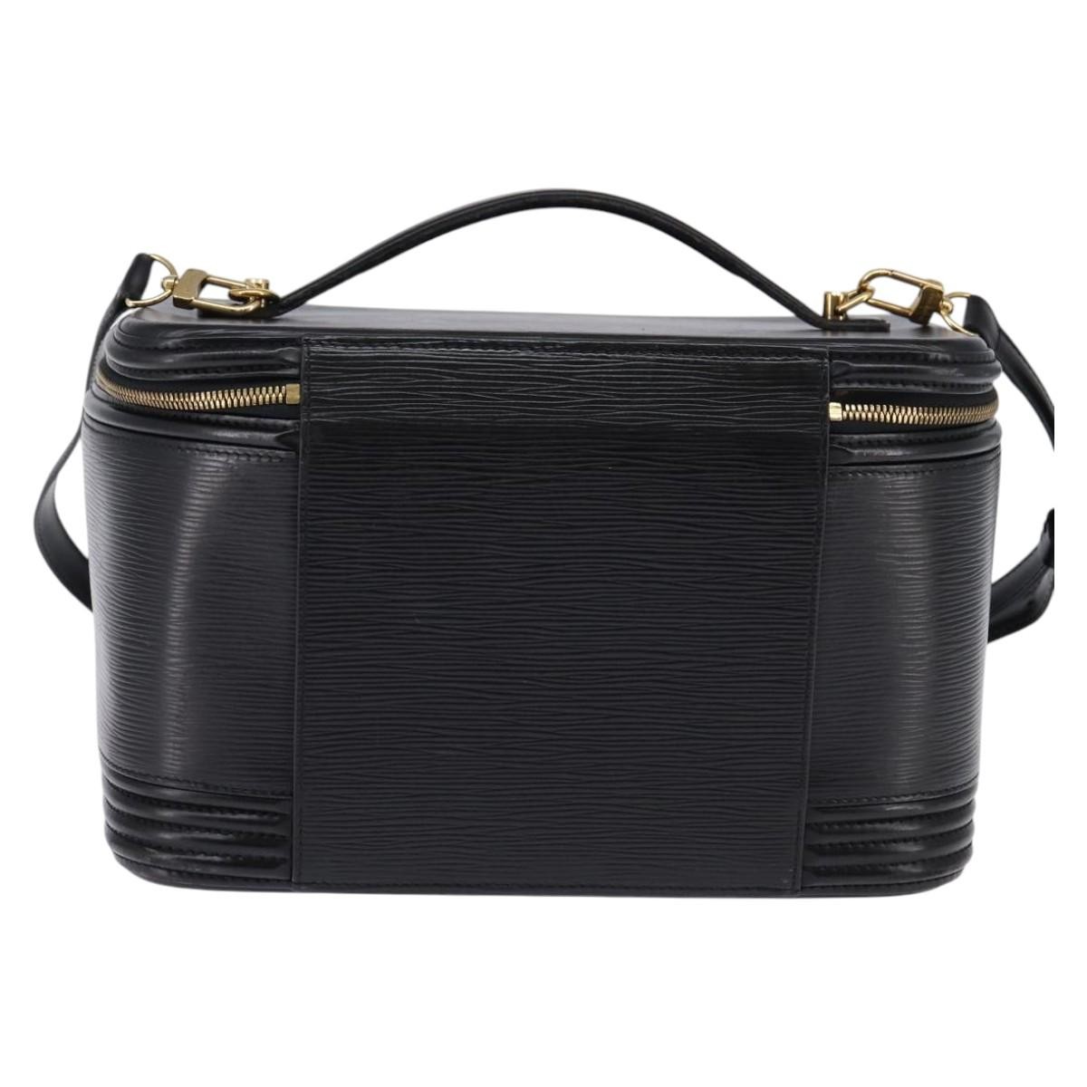 Louis Vuitton Louis Vuitton Nice Vanity Case Epi Leather Medium Zwart