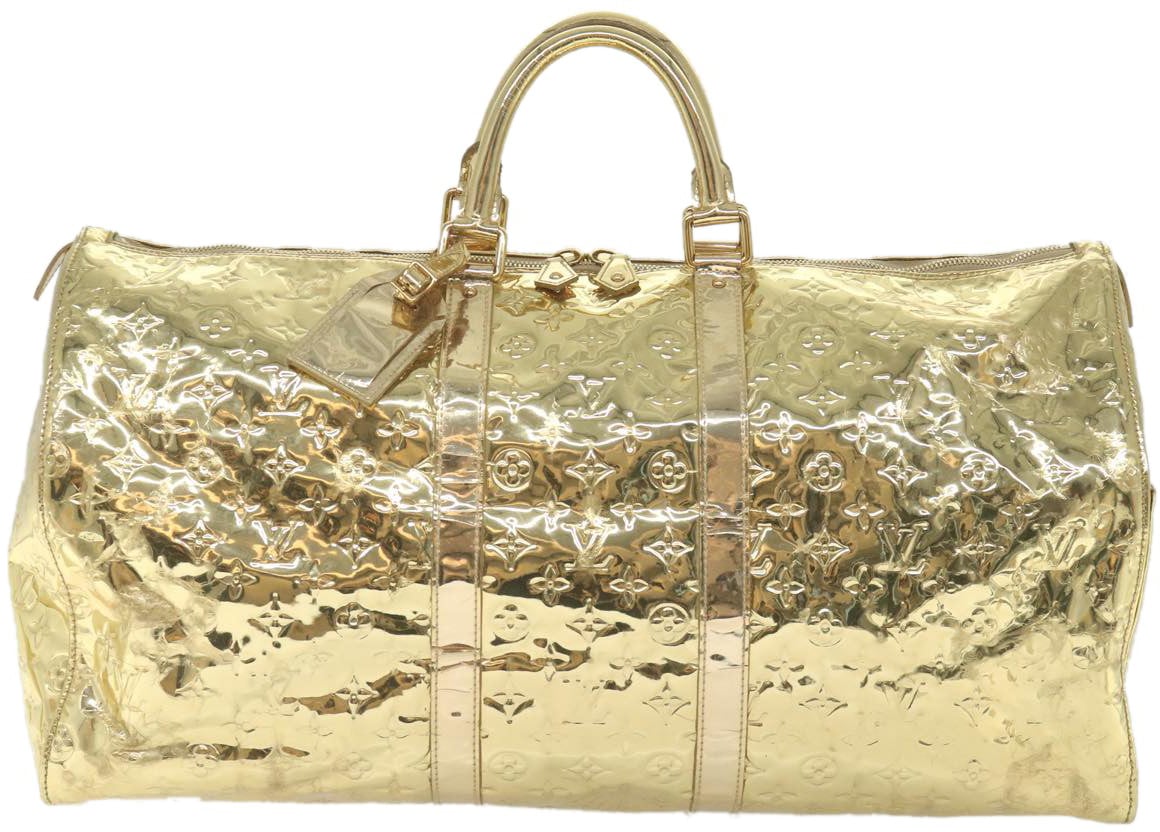 Louis Vuitton Louis Vuitton Keepall Bag Monogram Miroir PVC 55 Goud