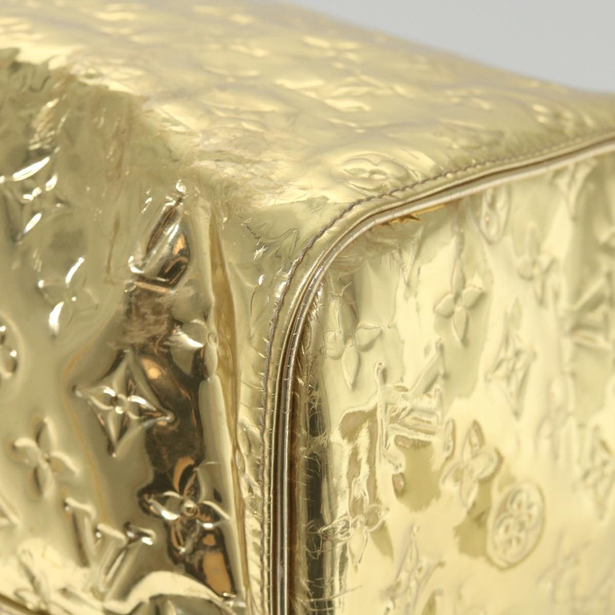 Louis Vuitton Louis Vuitton Keepall Bag Monogram Miroir PVC 55 Goud