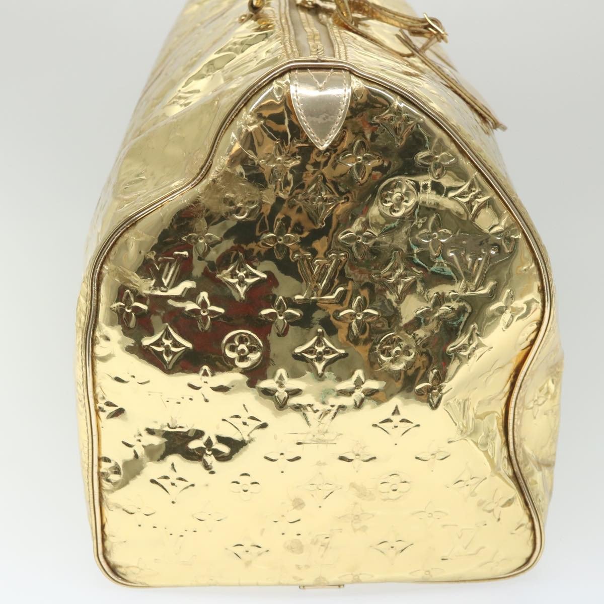 Louis Vuitton Louis Vuitton Keepall Bag Monogram Miroir PVC 55 Goud