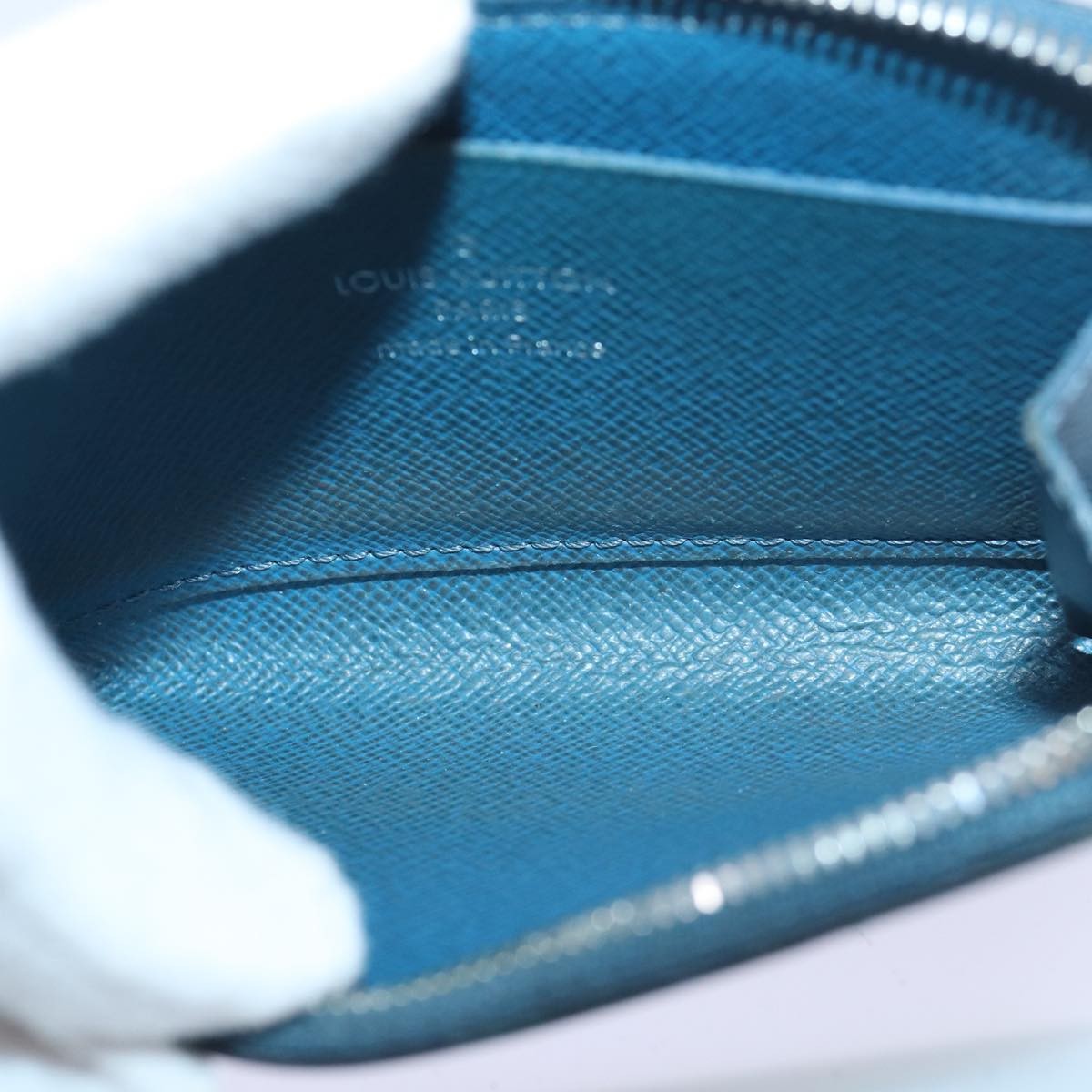 Louis Vuitton Louis Vuitton Porte-Monnaie NM Wallet Epi leather Blauw