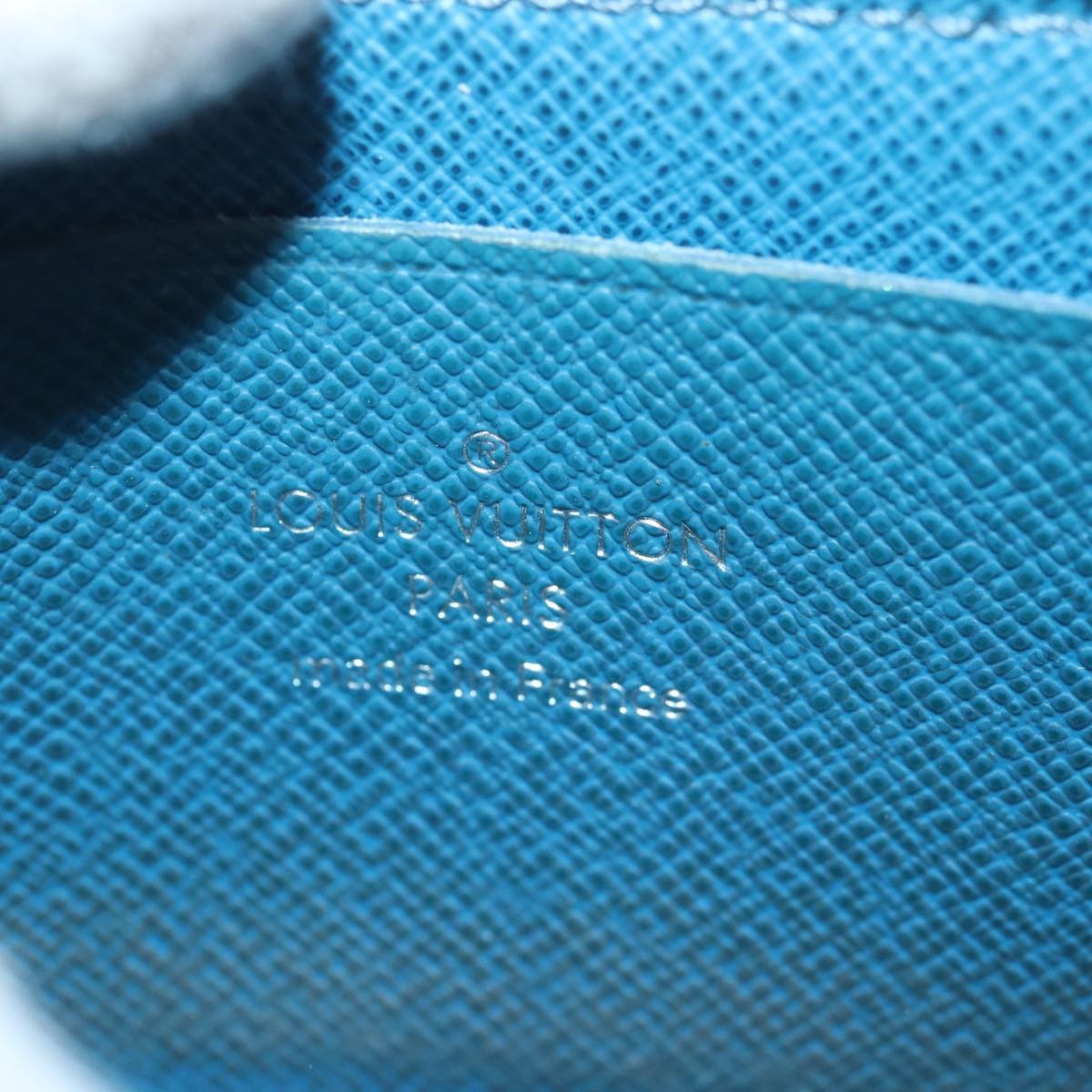 Louis Vuitton Louis Vuitton Porte-Monnaie NM Wallet Epi leather Blauw