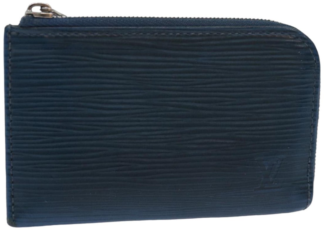 Louis Vuitton Louis Vuitton Porte-Monnaie NM Wallet Epi leather Blauw