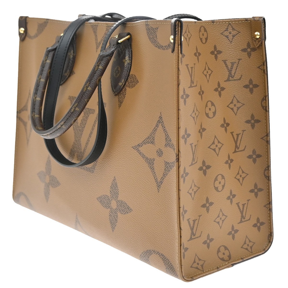 Louis Vuitton Louis Vuitton OnTheGo Tote Monogram Dune Canvas MM Bruin