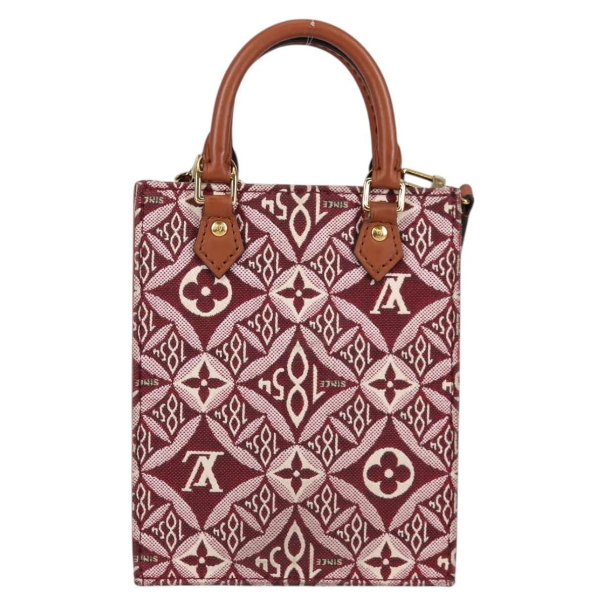 Louis Vuitton Louis Vuitton Petit Sac Plat Bag Limited Edition Since 1854 Monogram Jacquard Bruin