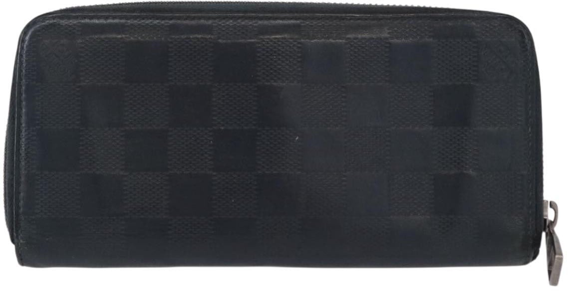 Louis Vuitton Louis Vuitton Zippy wallet vertical Damier Infini Leather Navy