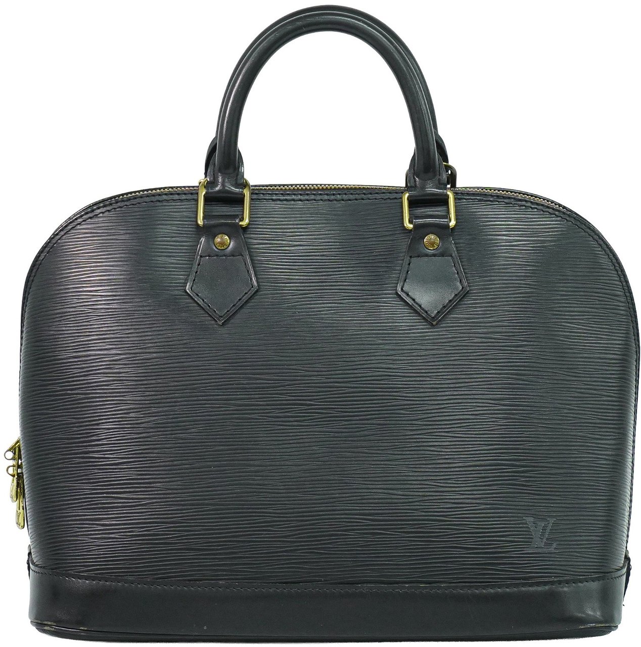 Louis Vuitton Louis Vuitton Alma Handbag Epi Leather MM Zwart