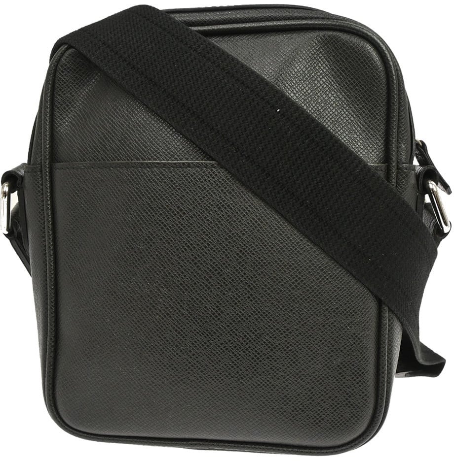 Louis Vuitton Dimitri Messenger Taiga Leather Small Zwart