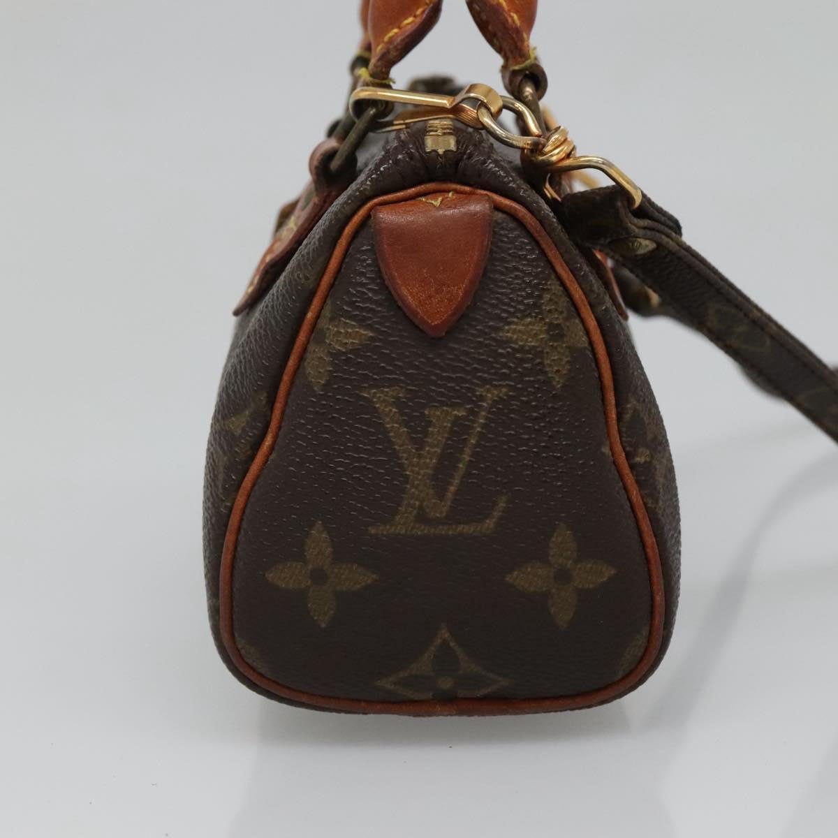 Louis Vuitton Louis Vuitton Speedy Bandouliere NM Bag Monogram Canvas Nano Bruin