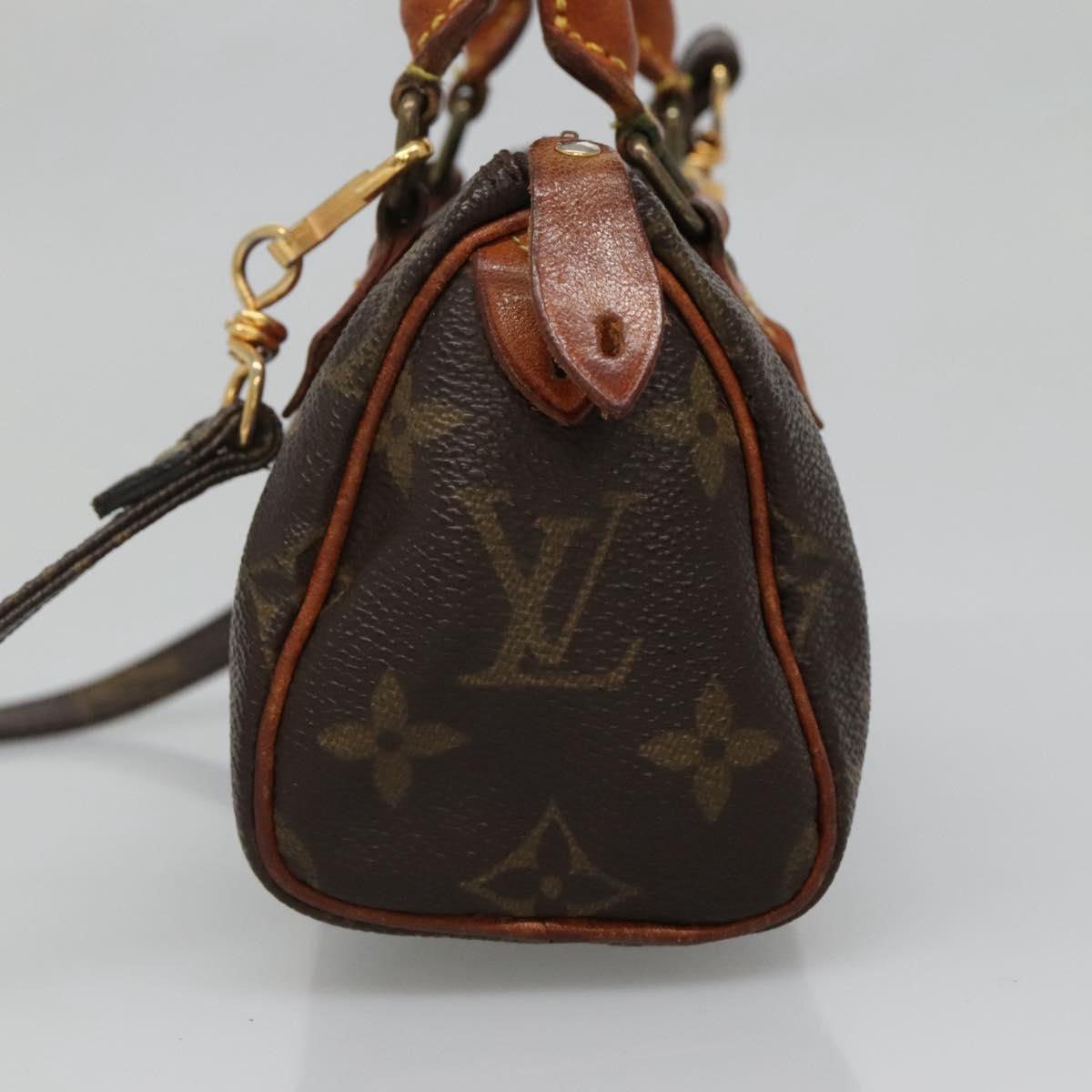 Louis Vuitton Louis Vuitton Speedy Bandouliere NM Bag Monogram Canvas Nano Bruin