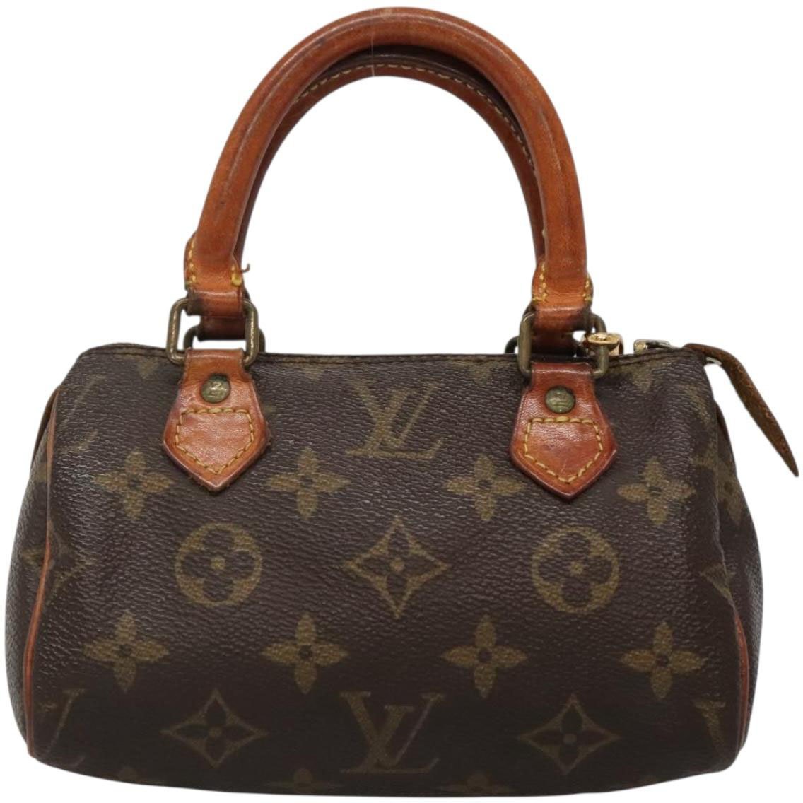 Louis Vuitton Louis Vuitton Speedy Bandouliere NM Bag Monogram Canvas Nano Bruin