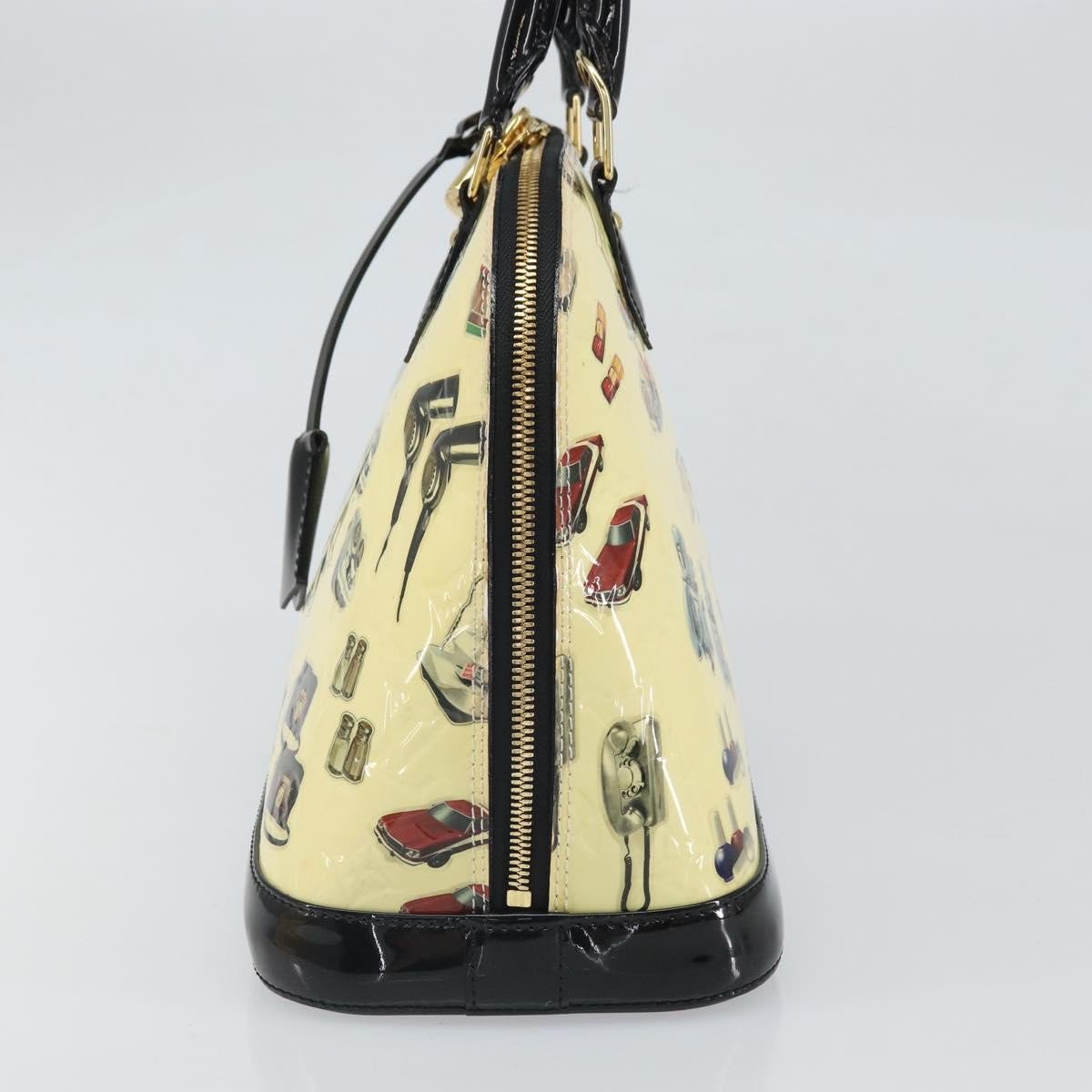 Louis Vuitton Louis Vuitton Alma Handbag Limited Edition Stickers Monogram Vernis PM Wit