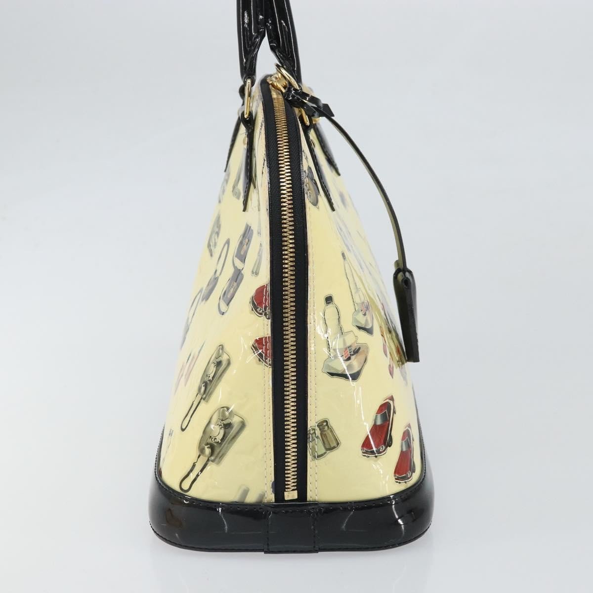 Louis Vuitton Louis Vuitton Alma Handbag Limited Edition Stickers Monogram Vernis PM Wit