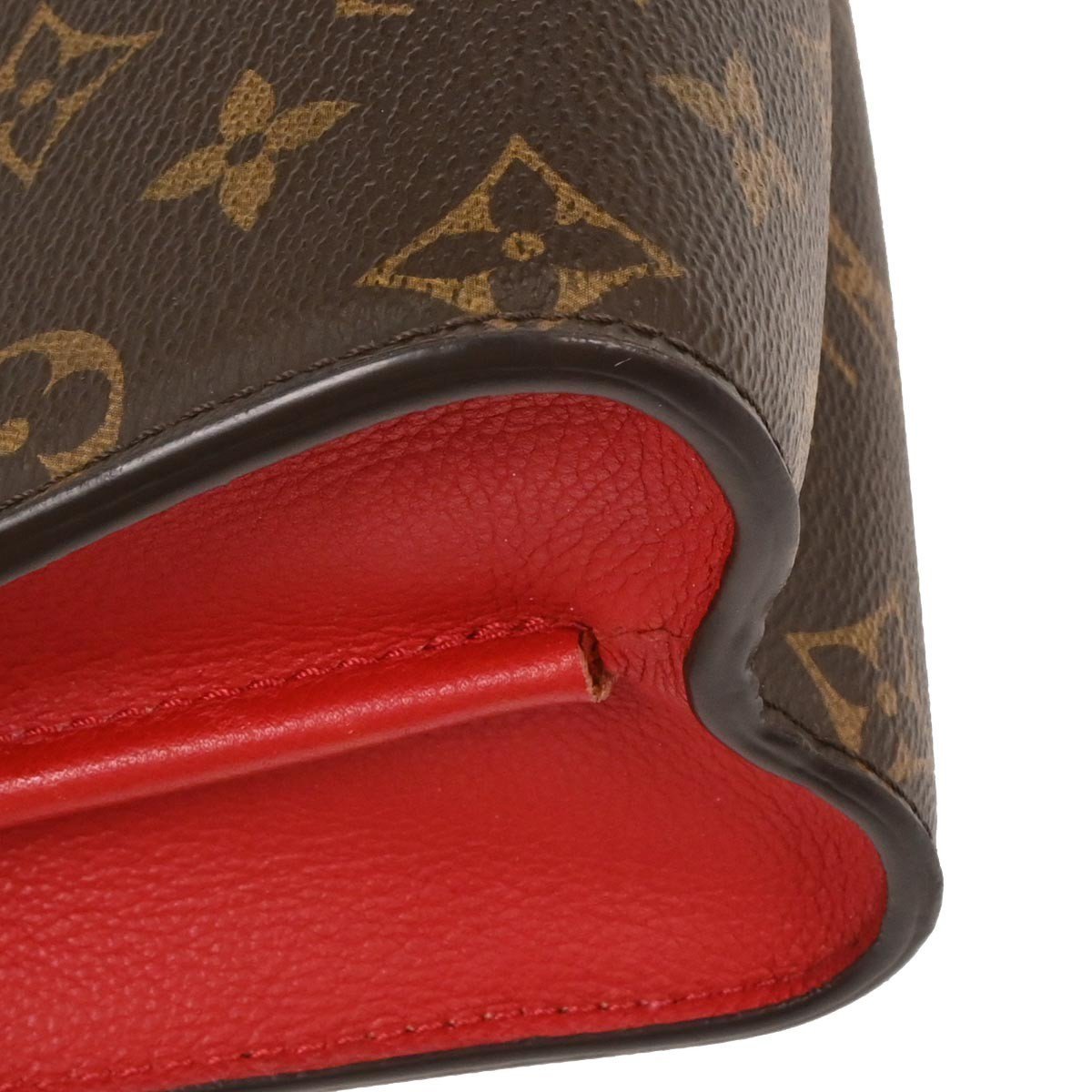 Louis Vuitton Louis Vuitton Victoire Handbag Monogram Canvas and Leather Bruin