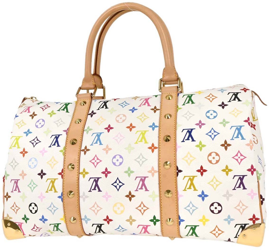 Louis Vuitton Louis Vuitton Keepall Bag Monogram Multicolor 45 Wit