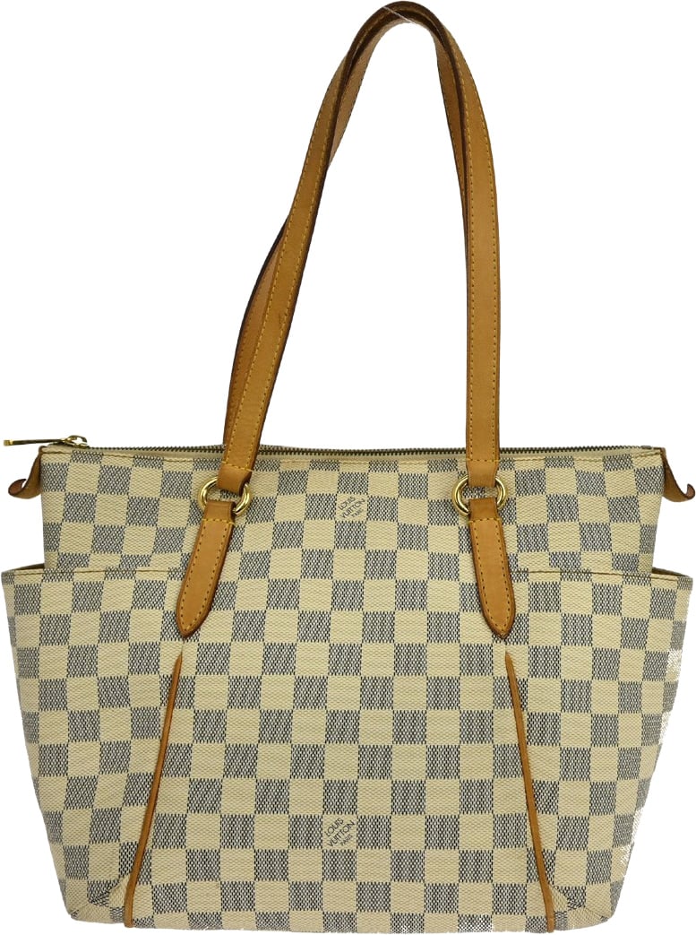 Louis Vuitton Totally Handbag Damier azur Wit