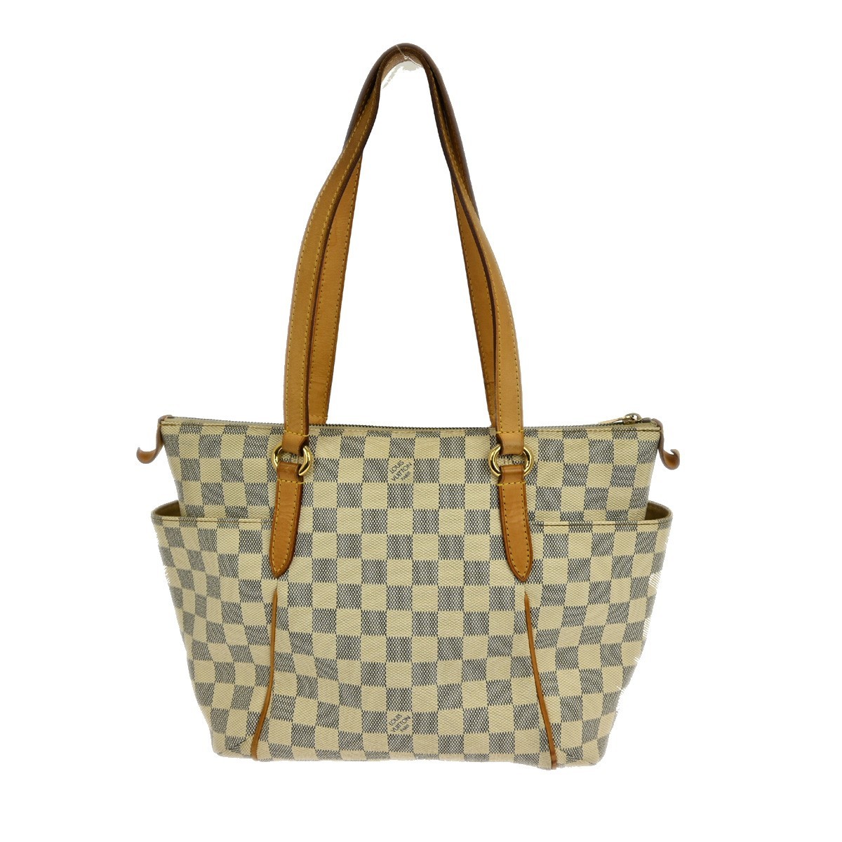 Louis Vuitton Totally Handbag Damier azur Wit