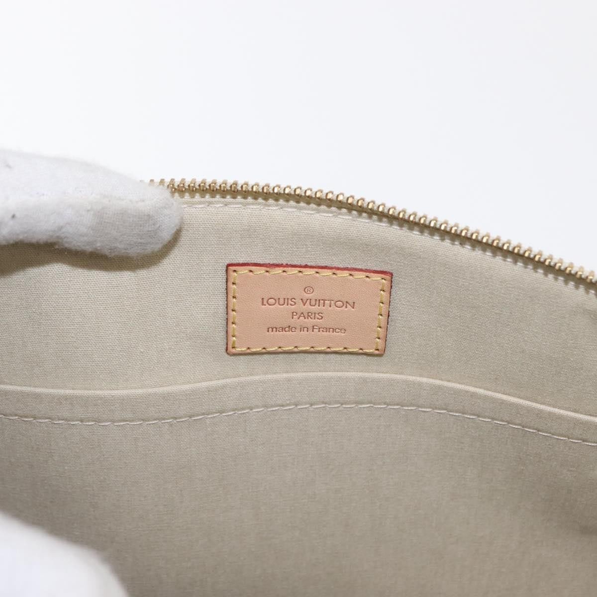 Louis Vuitton Louis Vuitton Sherwood Handbag Monogram Vernis PM Geel