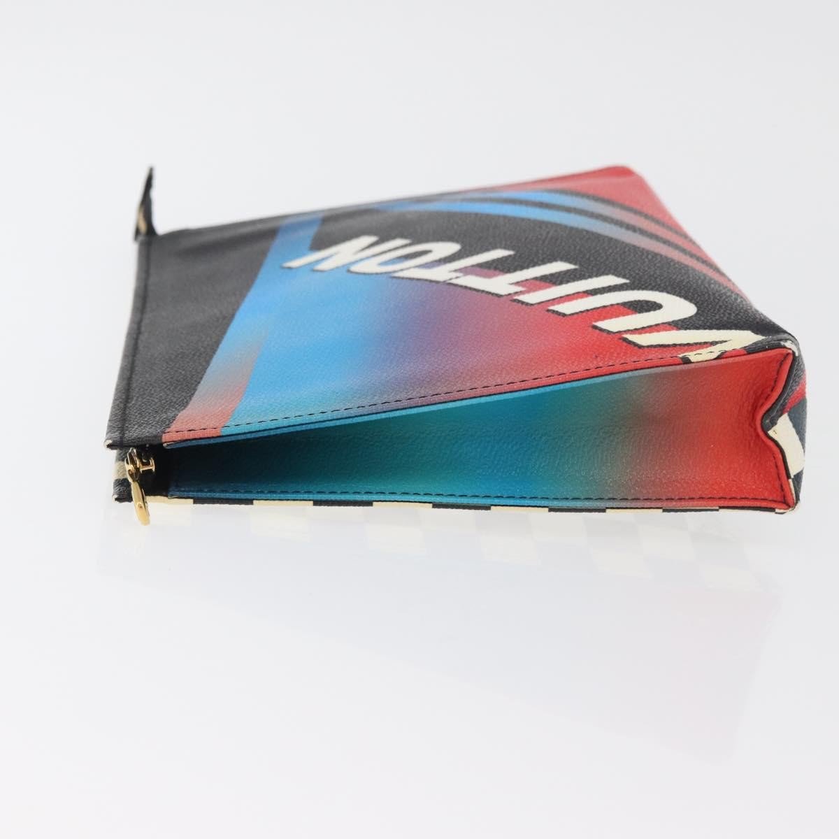 Louis Vuitton Toiletry Pouch Limited Edition Race Print Canvas 26 Divers