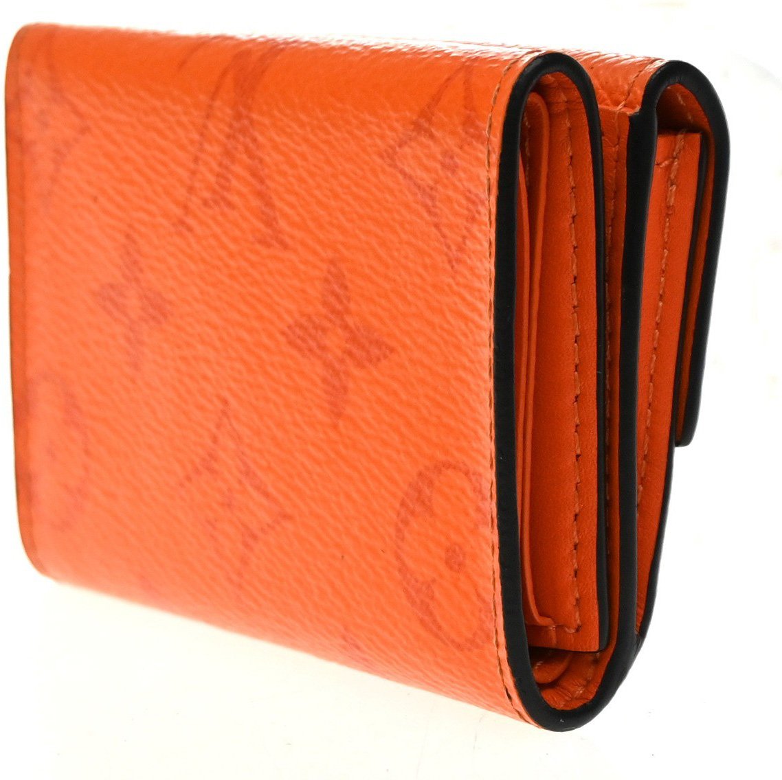 Louis Vuitton Discovery Monogram Taigarama Compact Oranje