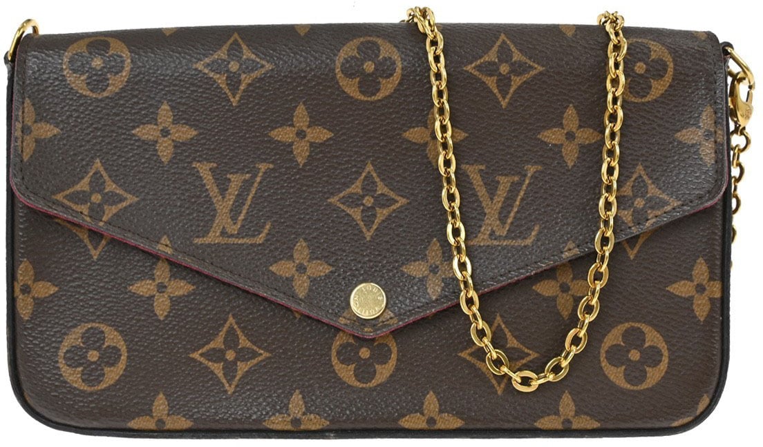 Louis Vuitton Louis Vuitton Felicie Pochette Monogram Canvas Bruin