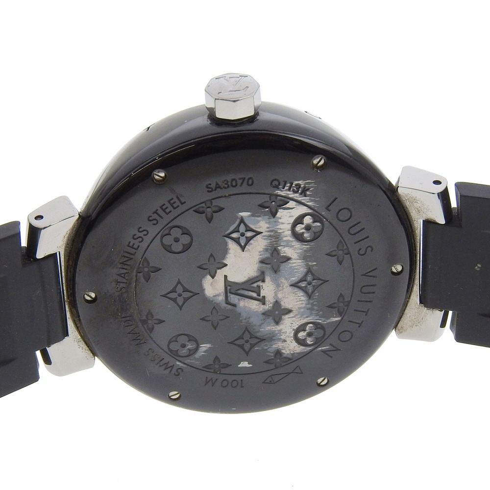 Louis Vuitton Louis Vuitton Tambour GMT Automatic Watch Stainless Steel 39 Divers