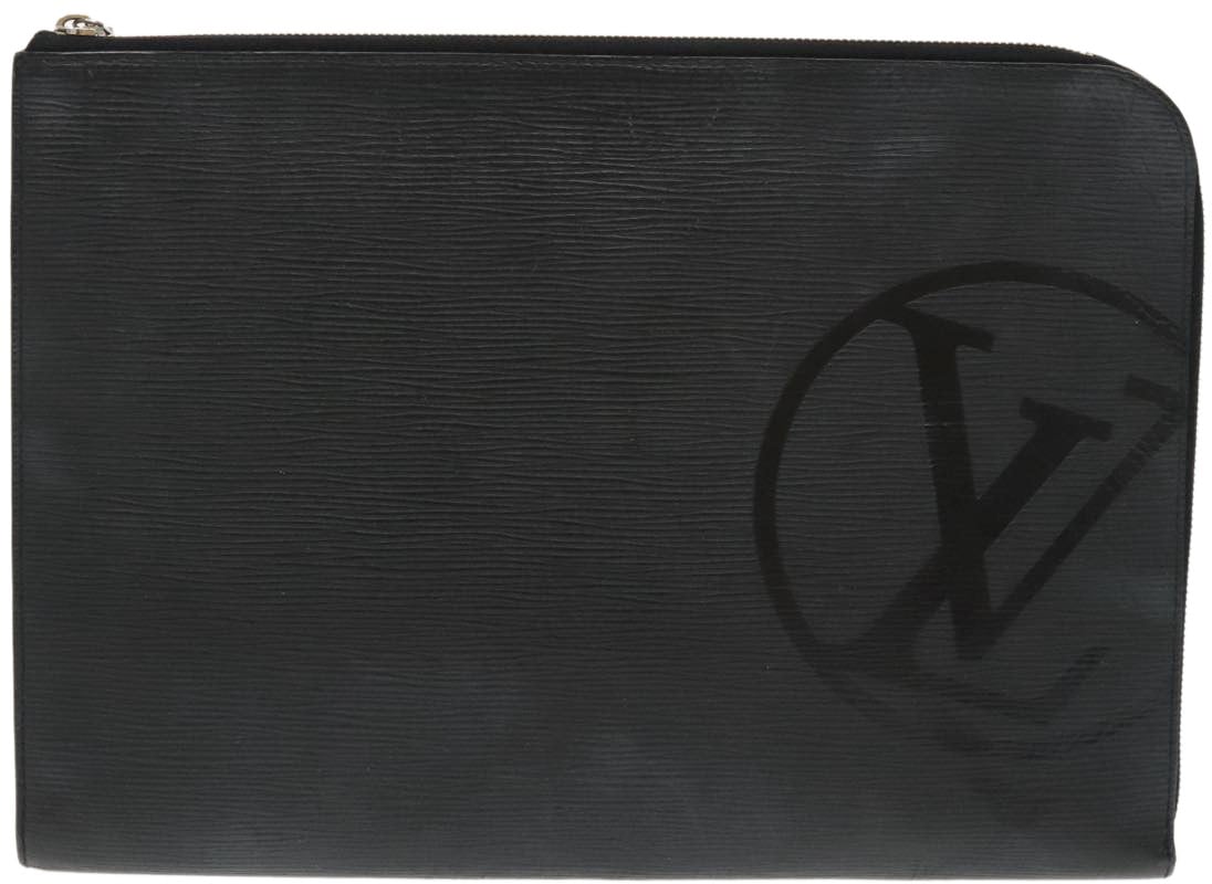 Louis Vuitton Pochette Jour Initials Epi Leather GM Zwart