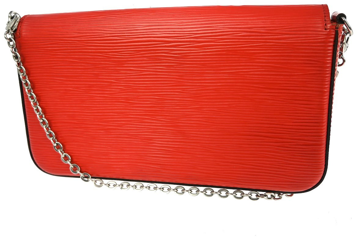 Louis Vuitton Felicie Pochette Epi Leather Rood