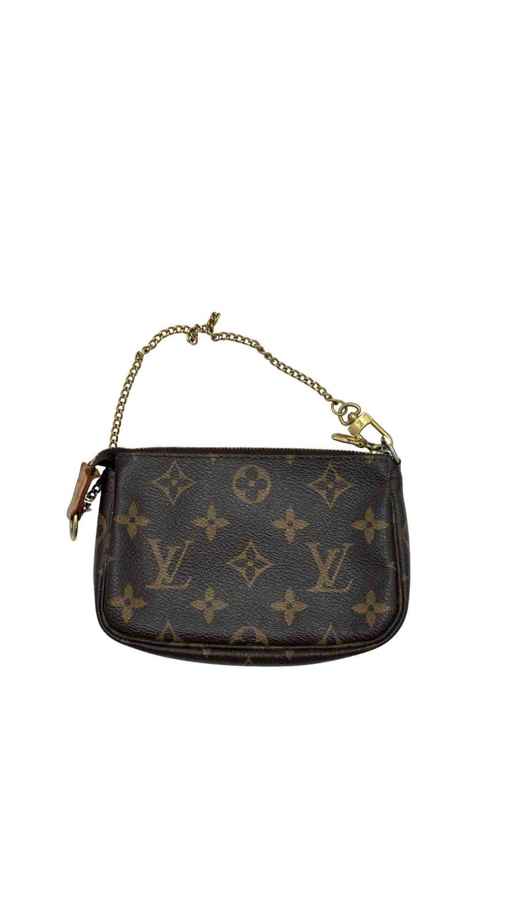 Louis Vuitton Louis Vuitton Pochette Mini Lin Bruin