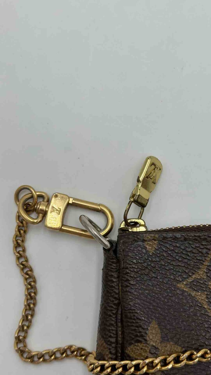 Louis Vuitton Louis Vuitton Pochette Mini Lin Bruin