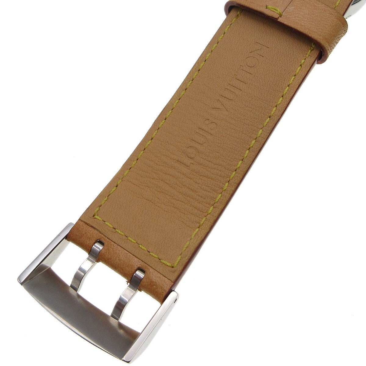 Louis Vuitton Louis Vuitton Tambour Quartz Watch Stainless Steel and Monogram Multicolor 28 Divers