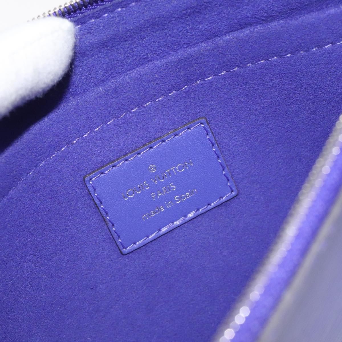 Louis Vuitton Louis Vuitton Neverfull Pochette Epi Leather Large Paars