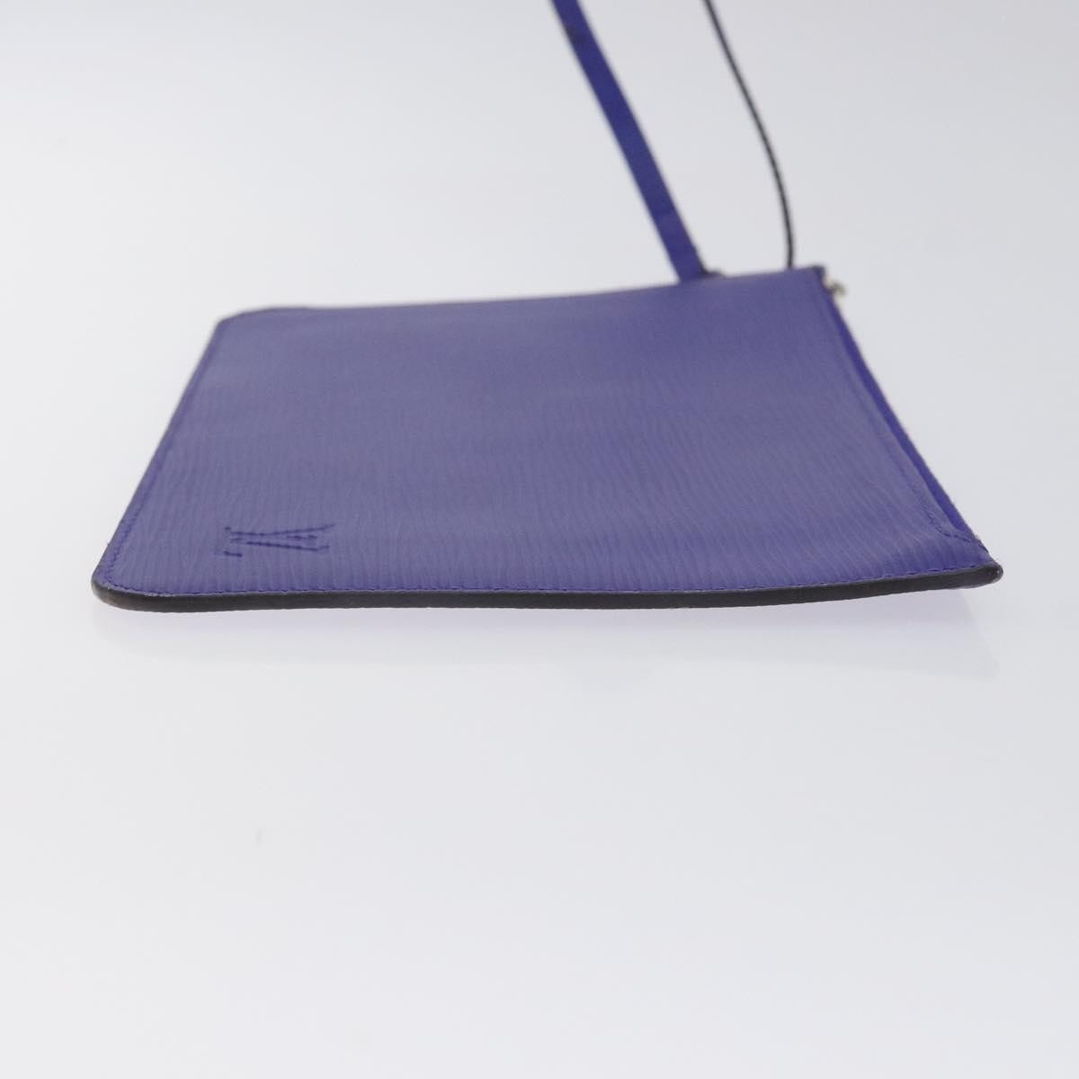 Louis Vuitton Louis Vuitton Neverfull Pochette Epi Leather Large Paars