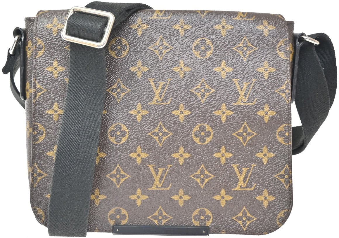 Louis Vuitton Louis Vuitton District Messenger Bag Macassar Monogram Canvas PM Bruin