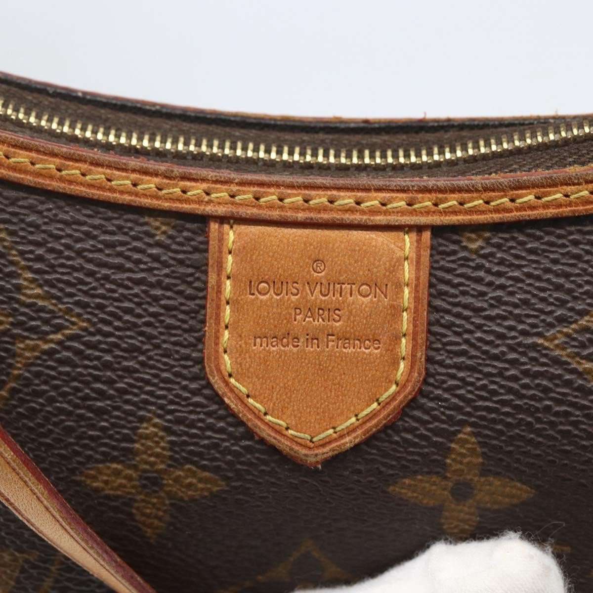 Louis Vuitton Delightful Pochette Monogram Canvas Mini Bruin