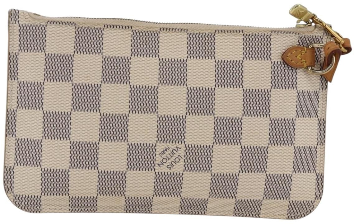 Louis Vuitton Neverfull Pochette Damier Small Wit