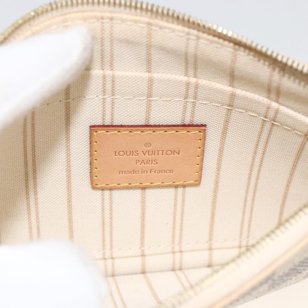 Louis Vuitton Neverfull Pochette Damier Small Wit
