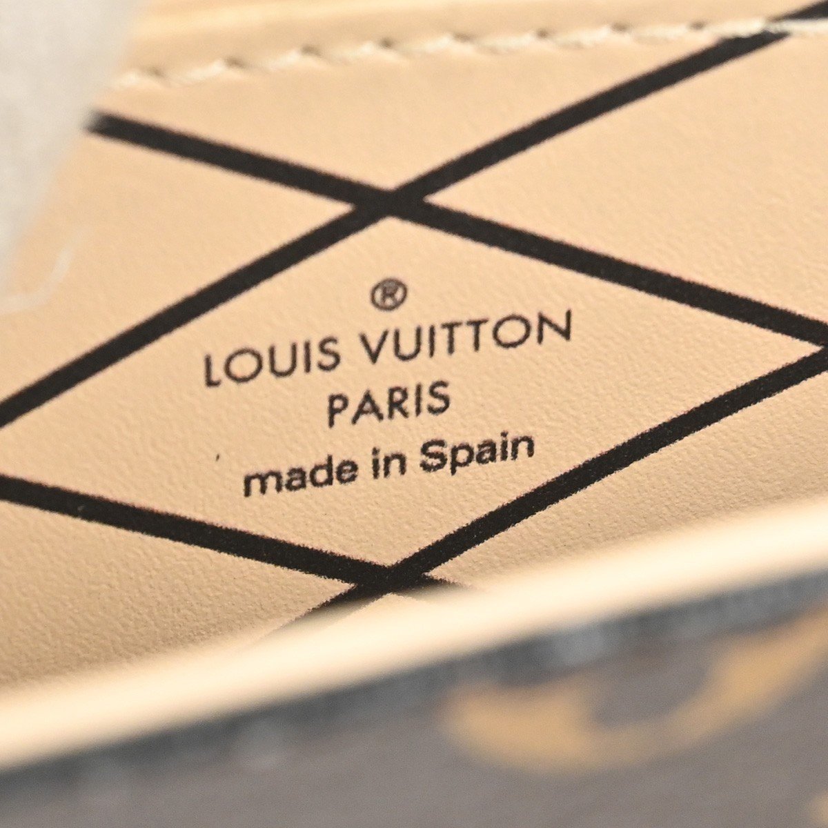 Louis Vuitton Vertical Trunk Pochette Monogram Canvas Bruin