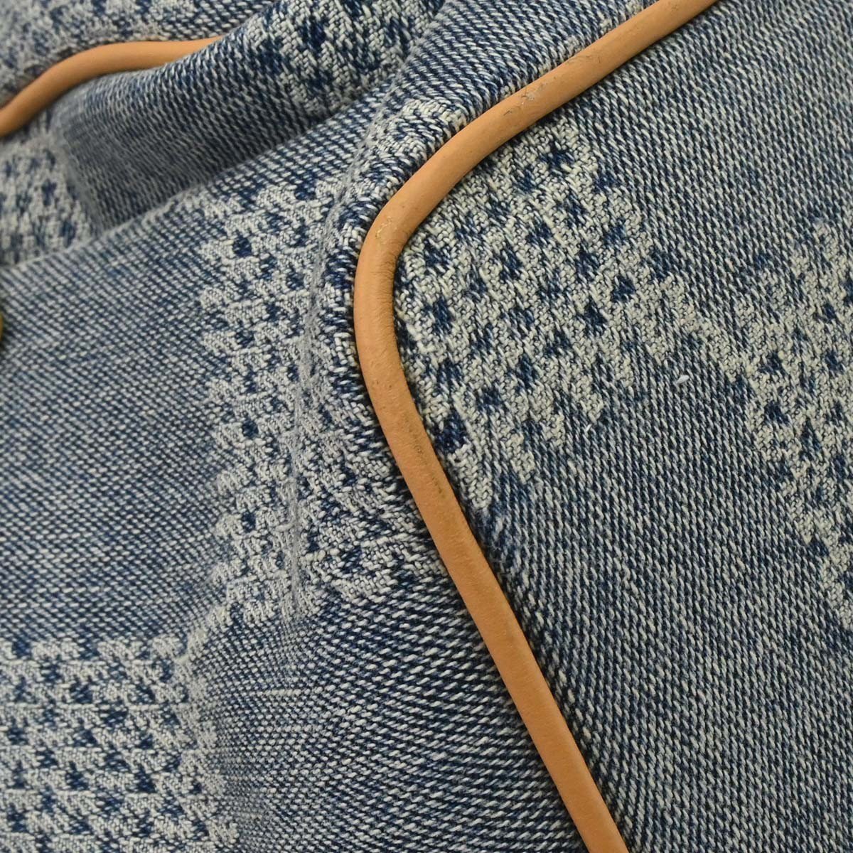 Louis Vuitton Montsouris Denim PM Blauw