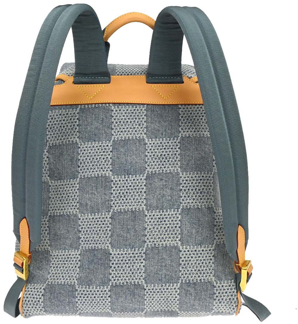 Louis Vuitton Montsouris Denim PM Blauw