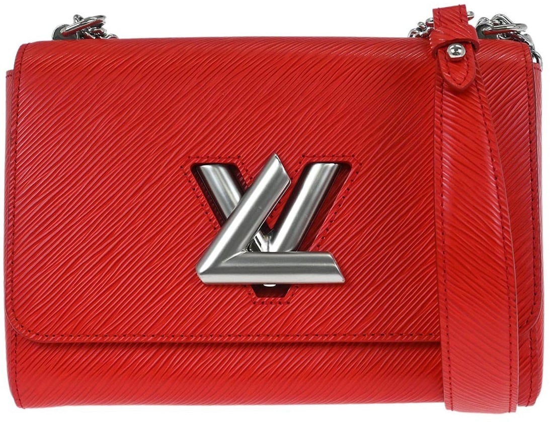 Louis Vuitton Louis Vuitton Twist Handbag Epi Leather MM Rood