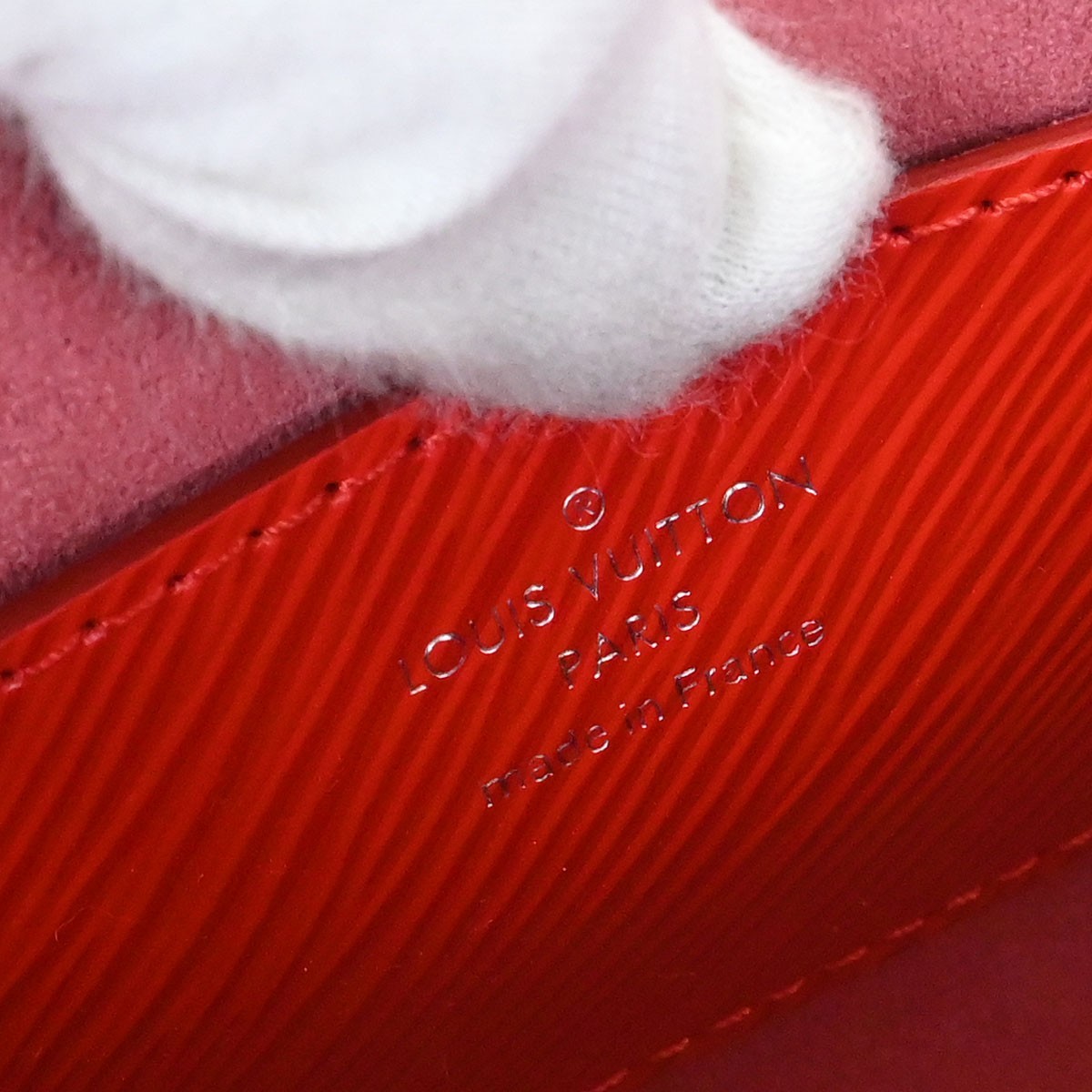 Louis Vuitton Louis Vuitton Twist Handbag Epi Leather MM Rood