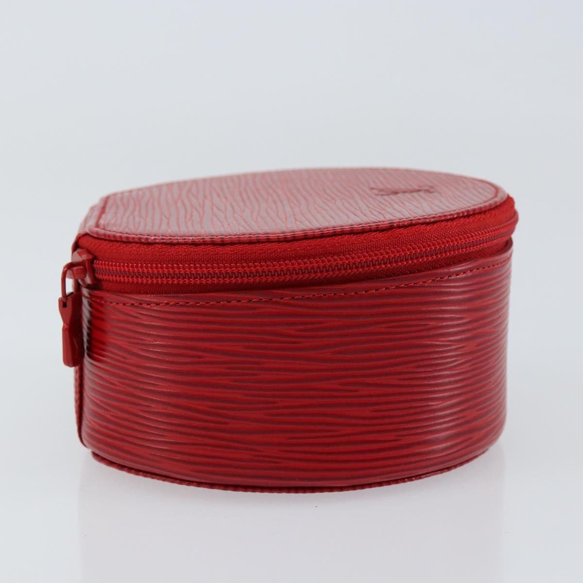 Louis Vuitton Ecrin Bijoux Pouch Epi Leather Rood