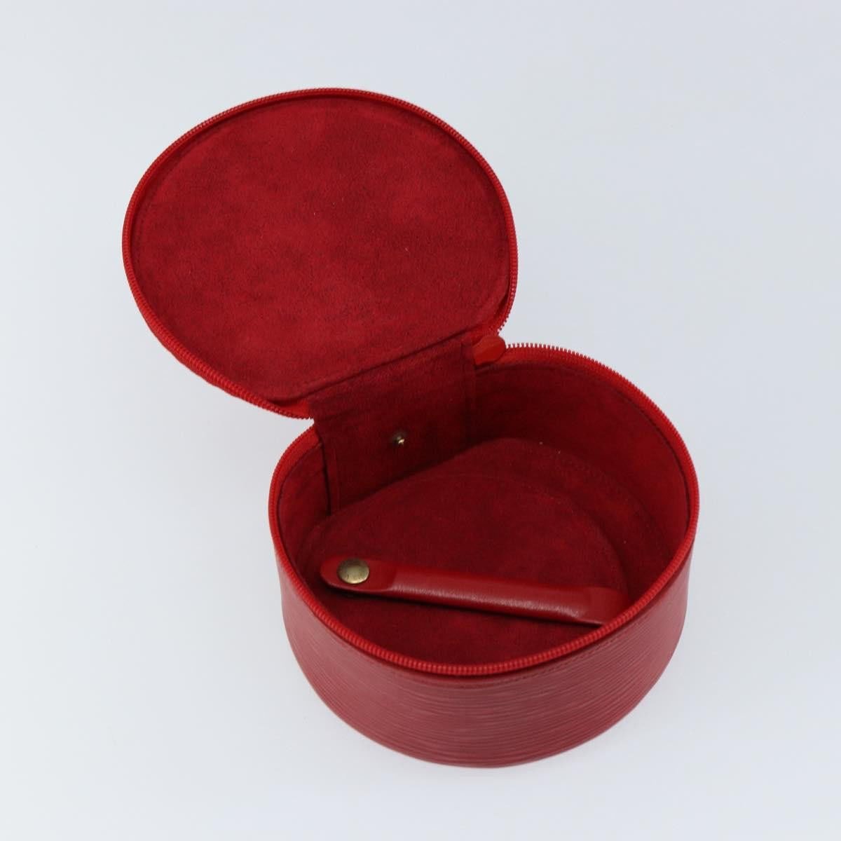 Louis Vuitton Ecrin Bijoux Pouch Epi Leather Rood