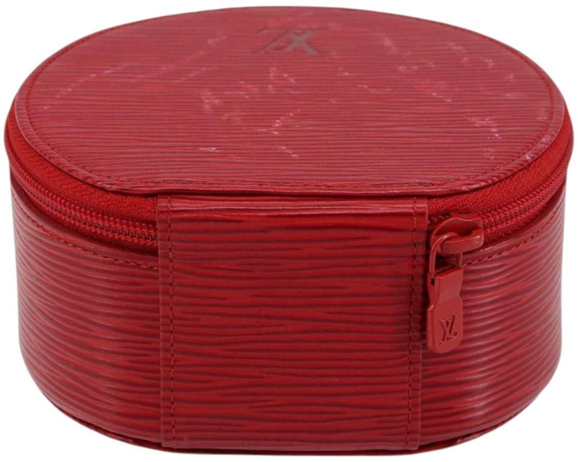 Louis Vuitton Ecrin Bijoux Pouch Epi Leather Rood