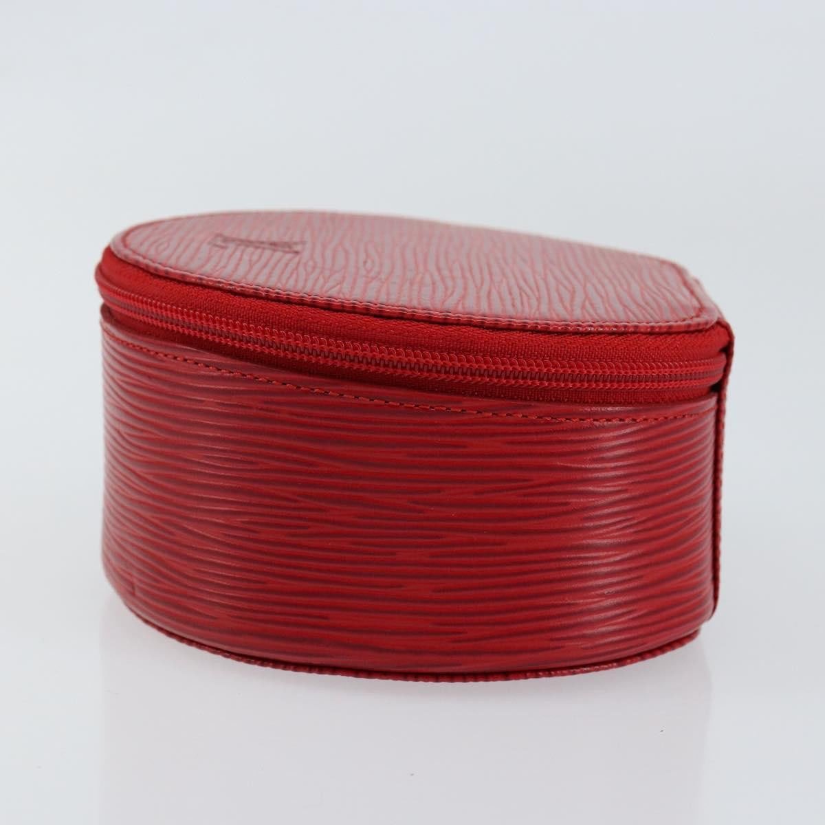 Louis Vuitton Ecrin Bijoux Pouch Epi Leather Rood