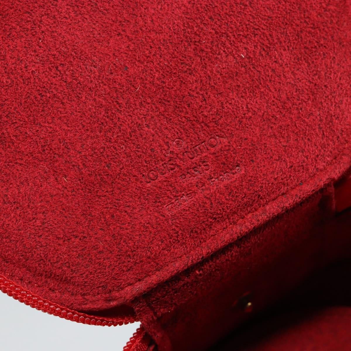 Louis Vuitton Ecrin Bijoux Pouch Epi Leather Rood