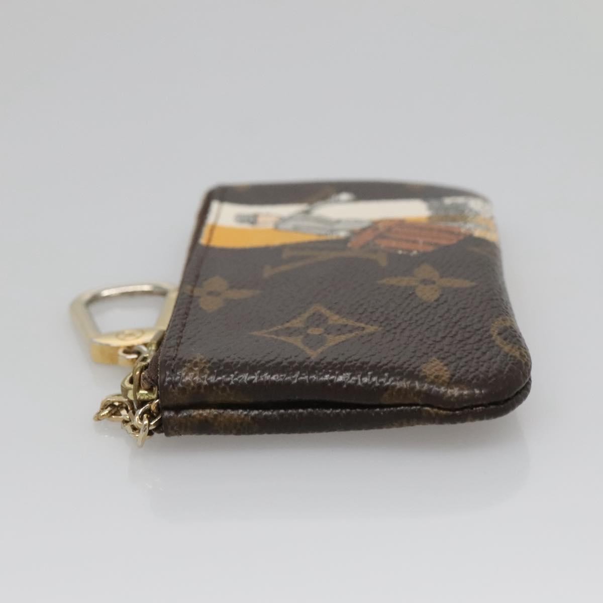 Louis Vuitton Louis Vuitton Pochette Clés Monogram Empreinte Bruin