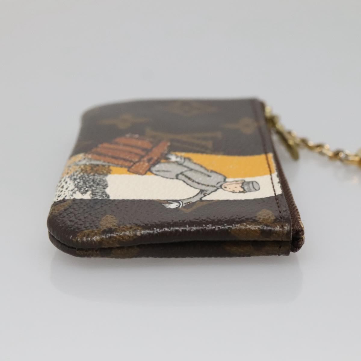 Louis Vuitton Louis Vuitton Pochette Clés Monogram Empreinte Bruin