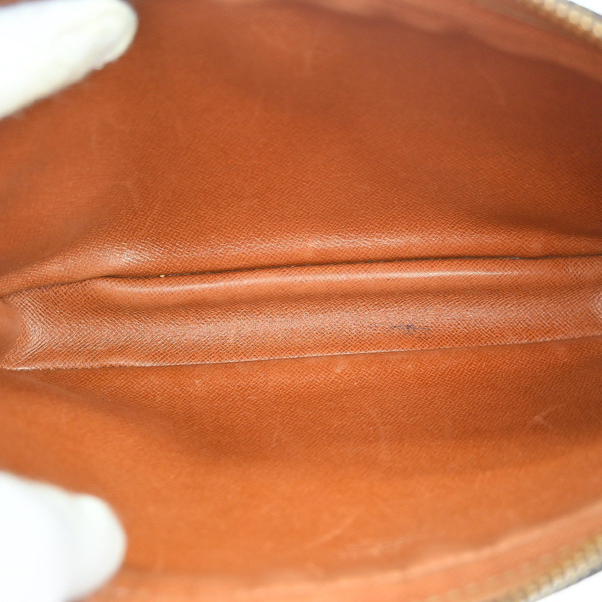 Louis Vuitton Marly Dragonne Clutch Monogram Canvas PM Bruin